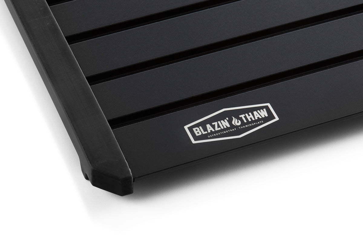 Blazin’ Thaw Defrosting Tray 16” Family Size (Black)