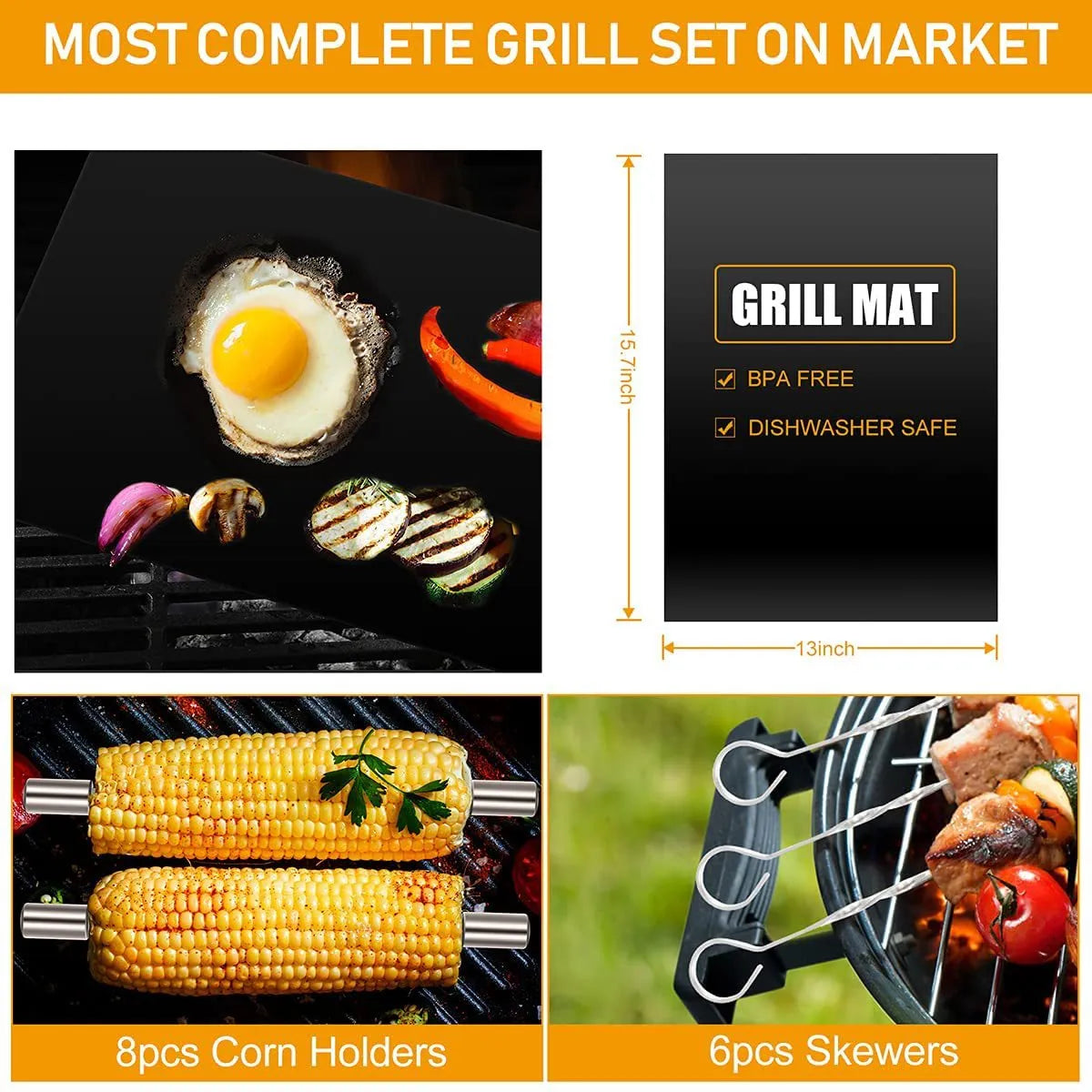 30 pcs BBQ Grill Tools Set