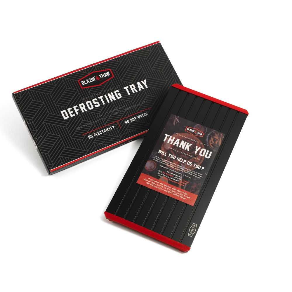 Blazin’ Thaw Defrosting Tray 16” Family Size (Red)