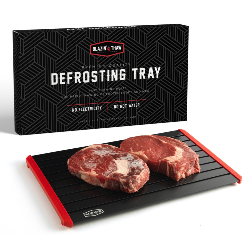 Blazin’ Thaw Defrosting Tray 14” Large Size (Red)