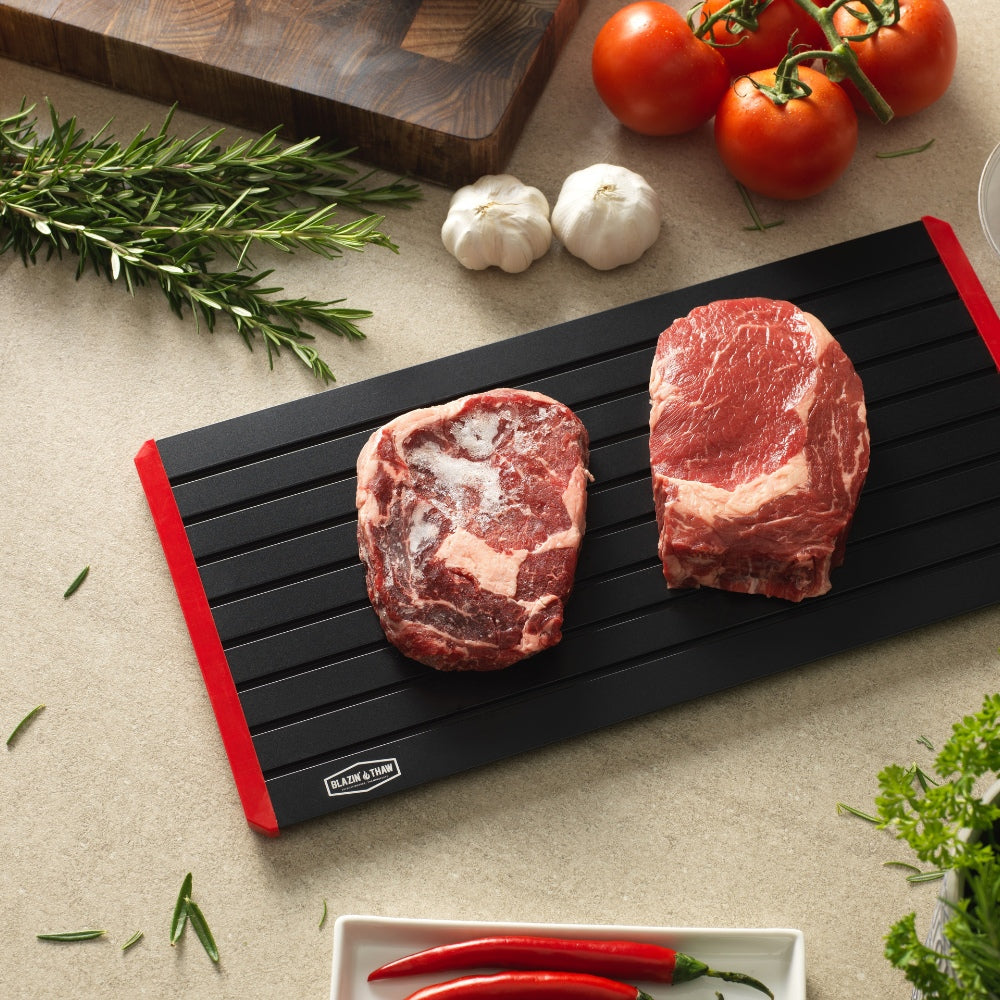 Blazin’ Thaw Defrosting Tray 16” Family Size (Red)