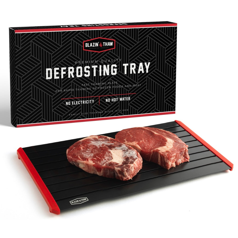 Blazin’ Thaw Defrosting Tray 16” Family Size (Red)