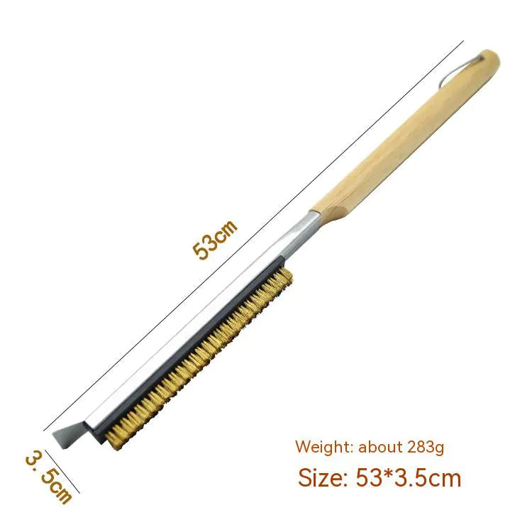 Coconut Shell BBQ Cleaning Brush Kitchen Tool